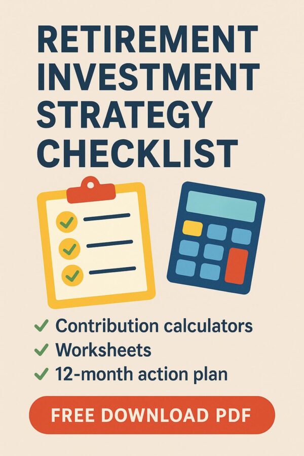 Master your retirement plan with this free downloadable checklist—packed with calculators, worksheets, and a 12-month action plan. No email required!