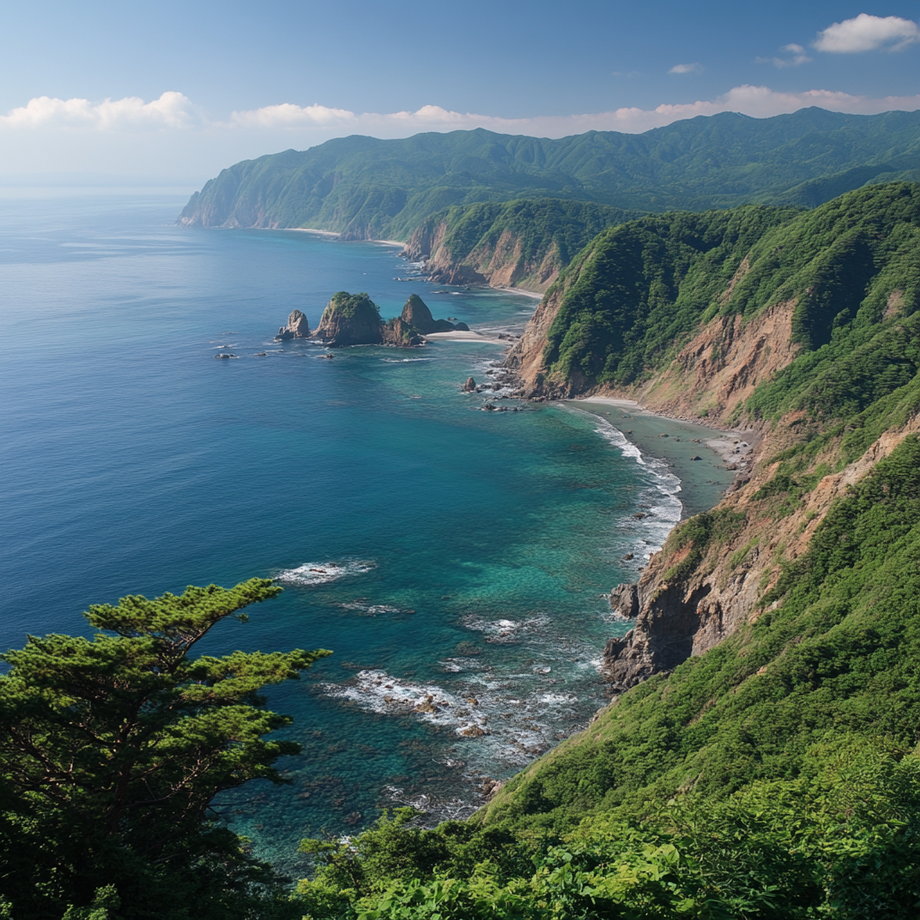 Izu Peninsula in Japan