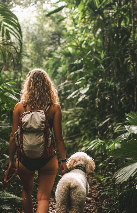 women_and_her_sheepadoodle_hiking_in_the_most_c1b1dbaf-5fd9-4fa5-9293-090b84f20064_1 Hiking through the rainforest in bali